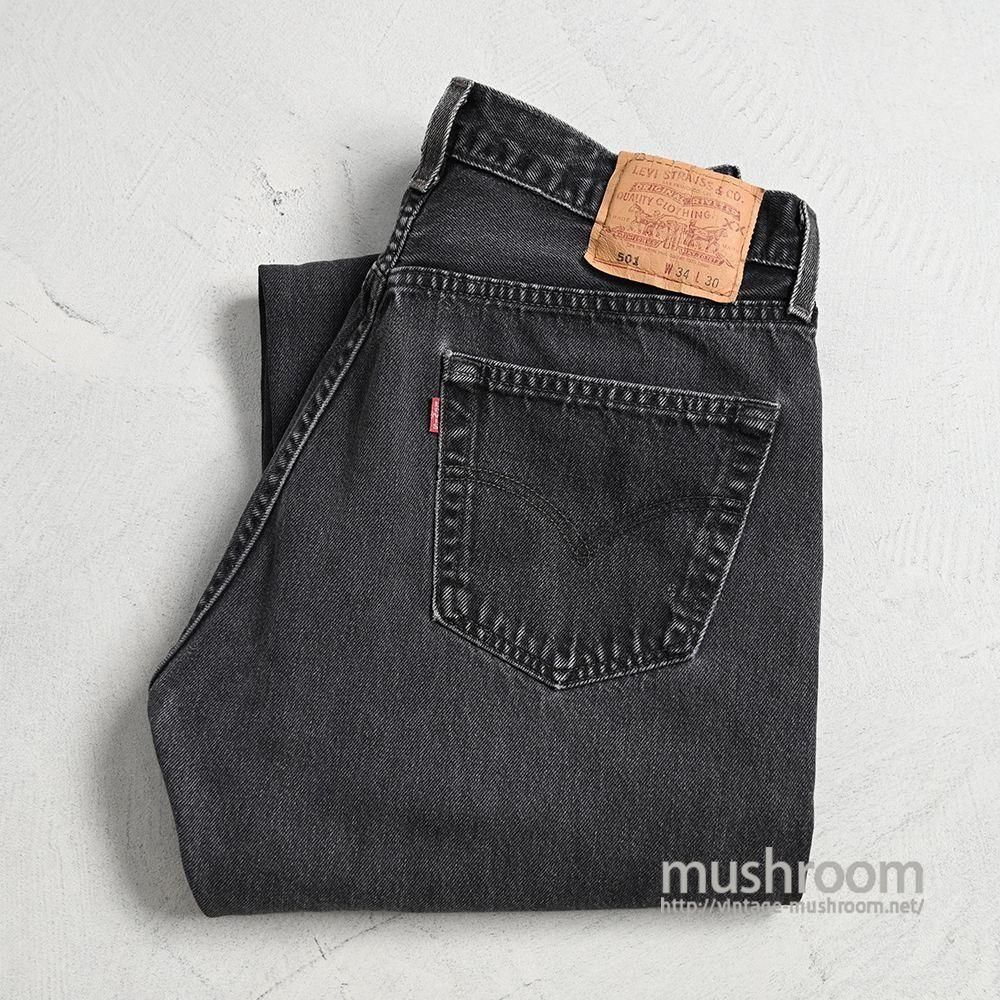 LEVI'S 501-0660 BLACK JEANS（'97/GOOD CONDITION/W34L30