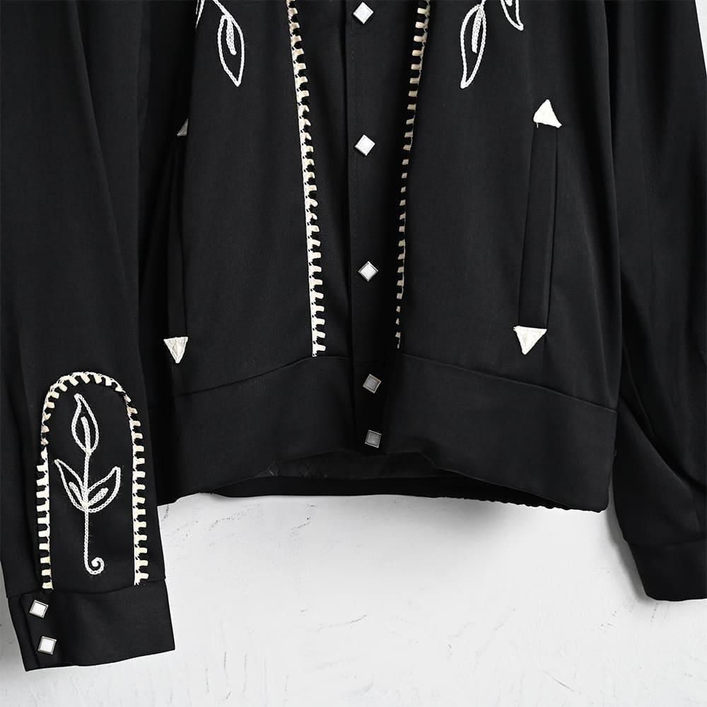 MAC MURRAY WESTERN RAYON GABARDINE JACKET（Around 1950'S