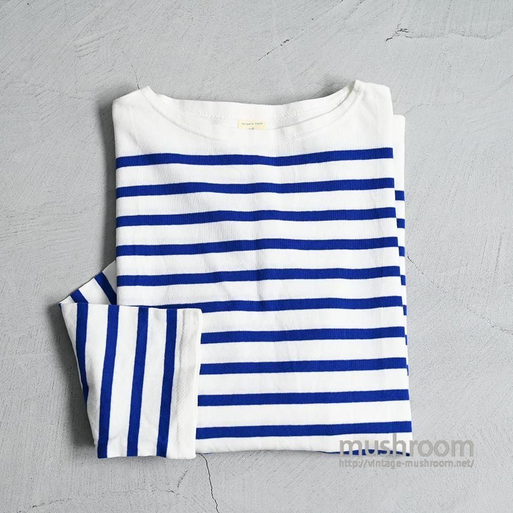 当時物デッドストックUK製９６イタリア代表（A)長袖☆t2220 ST JAMES BORDER STRIPE BASQUE SHIRT（Around 1970'S/DEADSTOCK