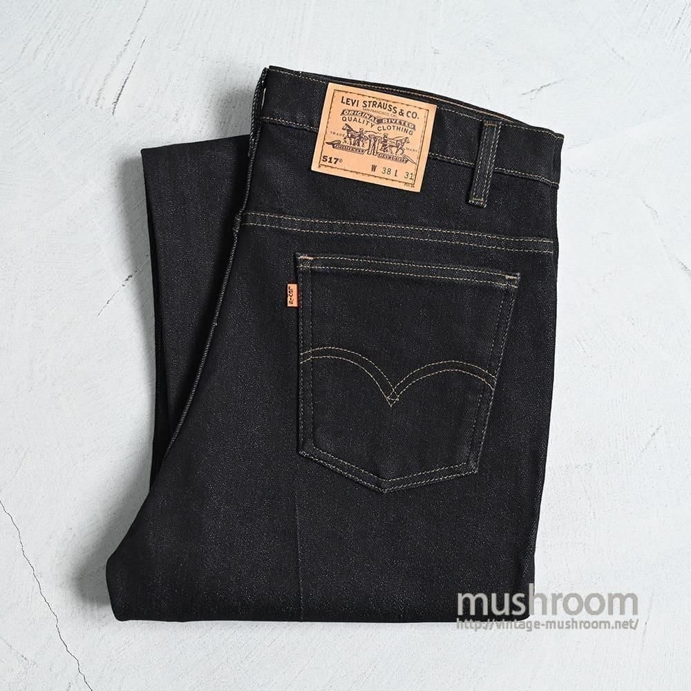 LEVI'S 517-2059 BLACK STRETCH JEANS'97/VERY GOOD CONDITION/W38L31