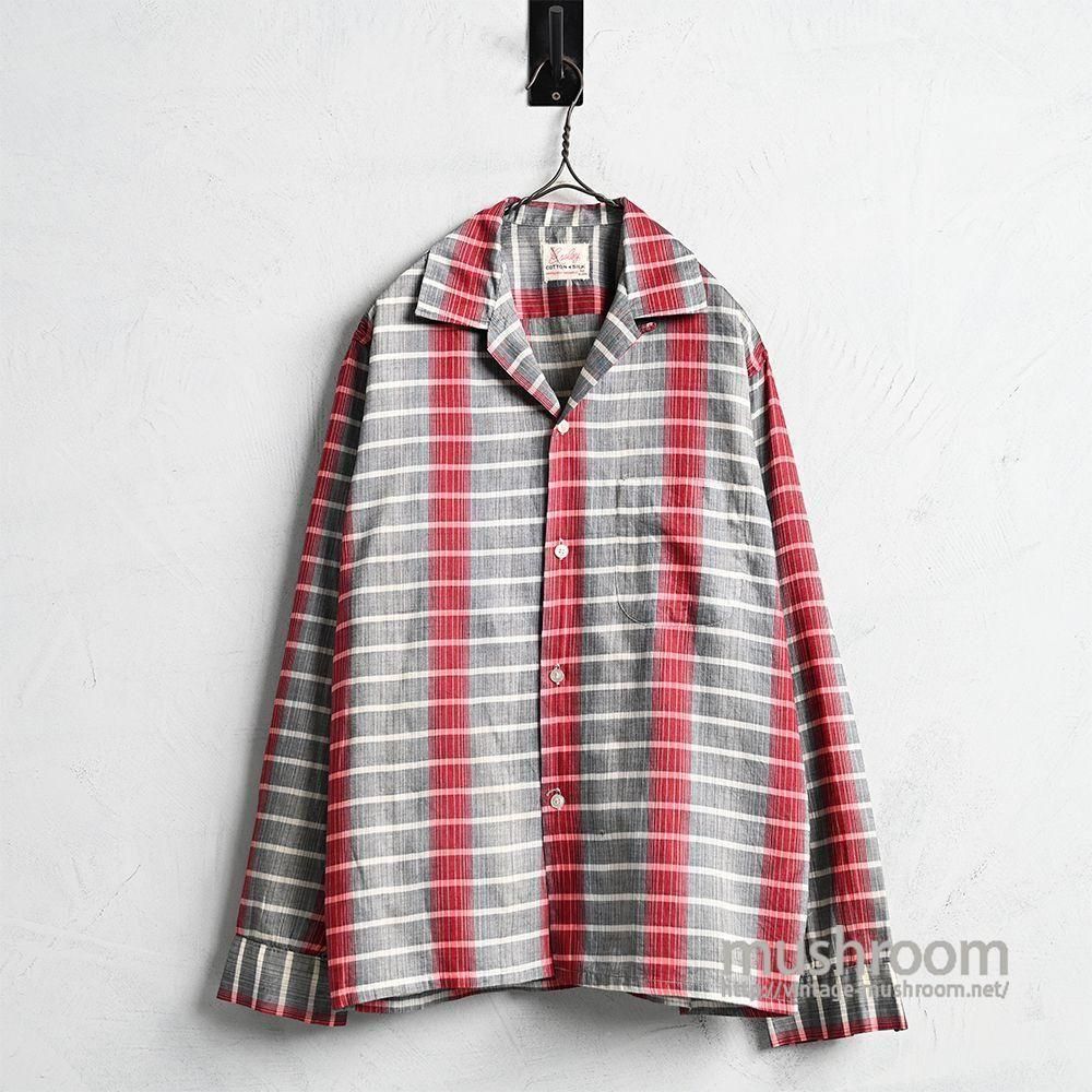 Essley L/S SHADOW STRIPED COTTON×SILK SHIRT（1960'S/VERY