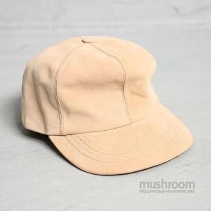 L.L.BEAN SUEDE LEATHER BASEBALL CAPGOOD CONDITION/MEDIUM