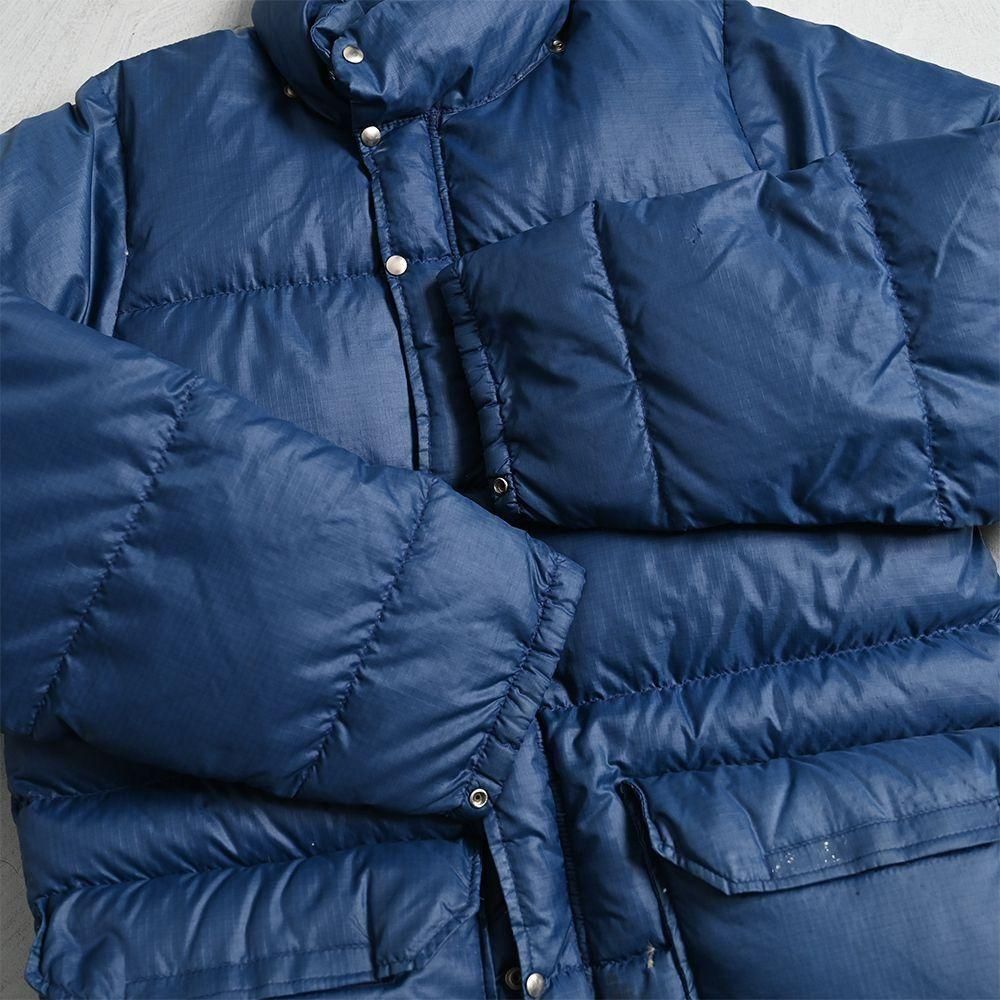 ジャケット・アウター 70s The North Face puffer down jacket Vintage 70s 80s Blue North Face Down Puffer Coat Mens M