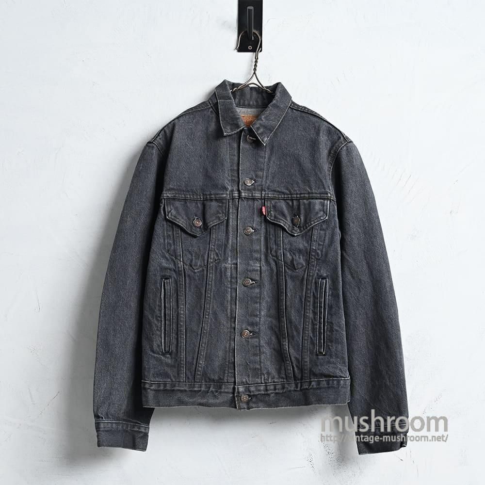 LEVI'S 70506-0259 BLACK DENIM JACKET'85/VERY GOOD CONDITION/SZ 38