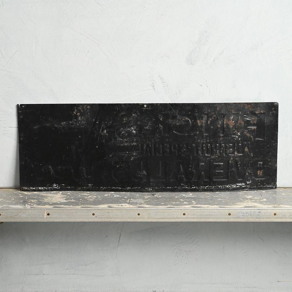 FINCK'S OVERALLS ADVERTISING SIGN - 古着屋 ｜ mushroom