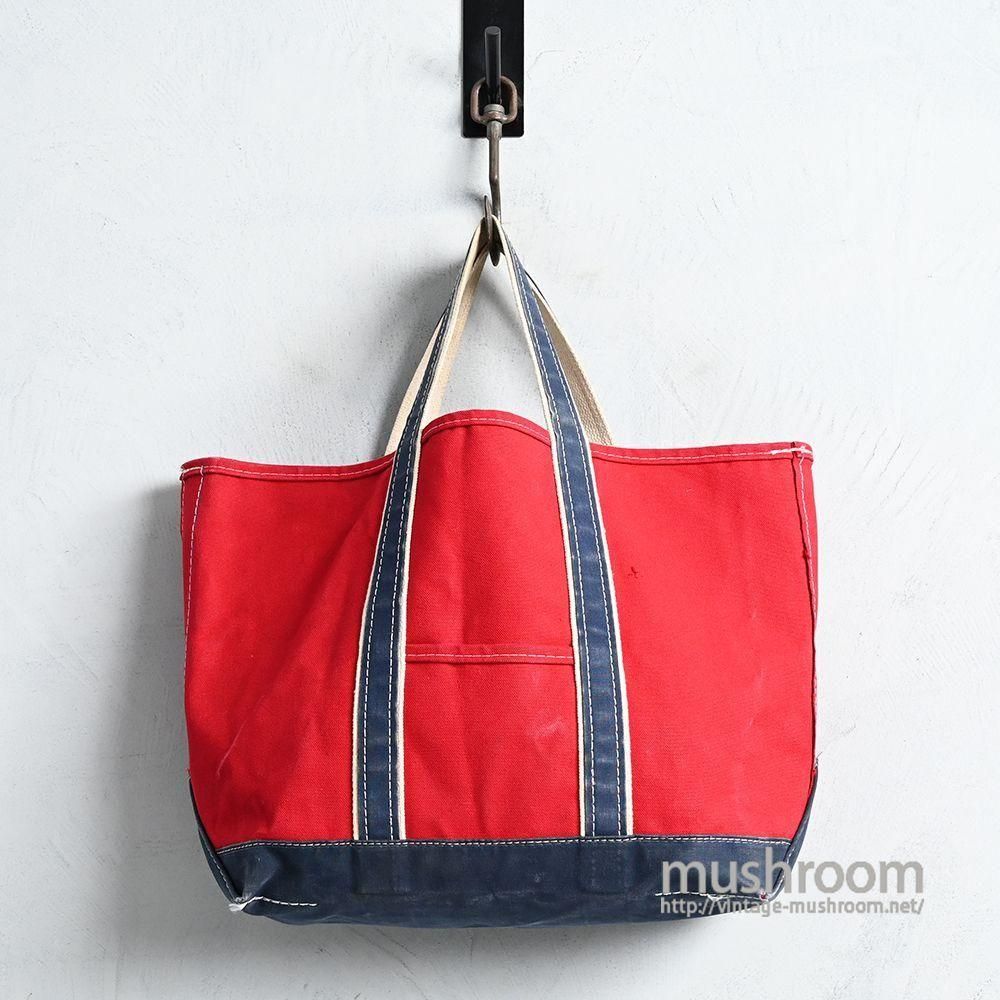 L.L.BEAN RED×NVY DELUXE TOTE（1980'S/GOOD CONDITION/LARGE