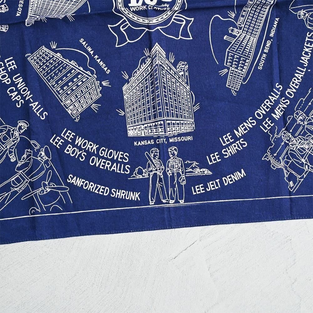 Lee ADVERTISING BANDANA（Around 1950'S/MINT CONDITION