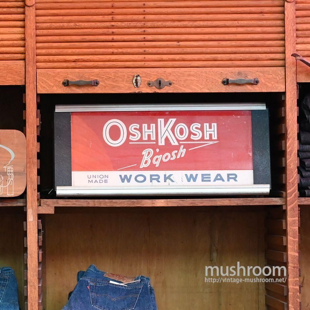 OSHKOSH ADVERTISING SIGN（GOOD CONDITION） - 古着屋