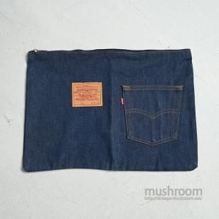 LEVI'S ADVERTISING DOCUMENT DENIM BAG1980'S/ALMOST DEADSTOCK