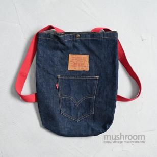 LEVI'S BIGE DENIM RUCKSACK1970'S/VERY GOOD CONDITION