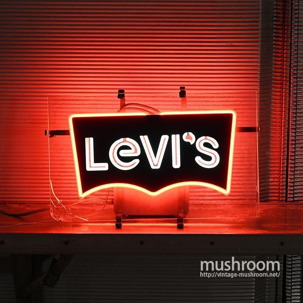 Levi's ネオン　電光　リーバイス　電飾　看板 Levi's 70s STORE DISPLAY UNDERWRITERS LABORATORIES INC NEON