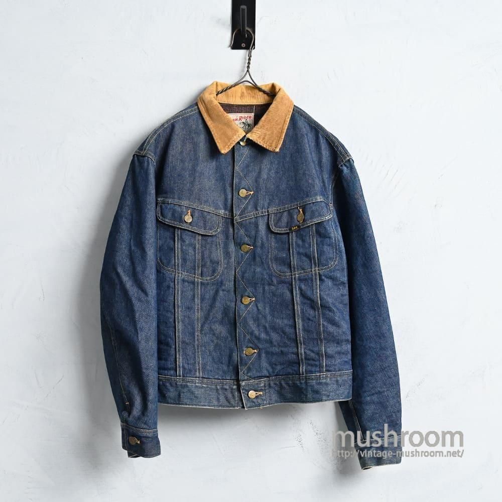 Lee 101-LJ STORM RIDER DENIM JACKET1960'S/MAYBE..NON-WASHED/SZ 42