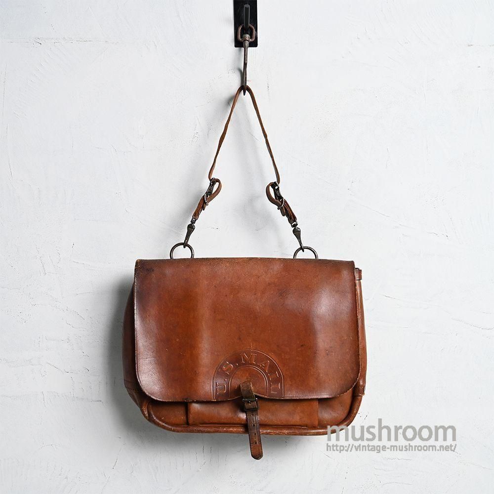 WW2 U.S.NAVY LEATHER SHOULDER BAG'43/GOOD AGING