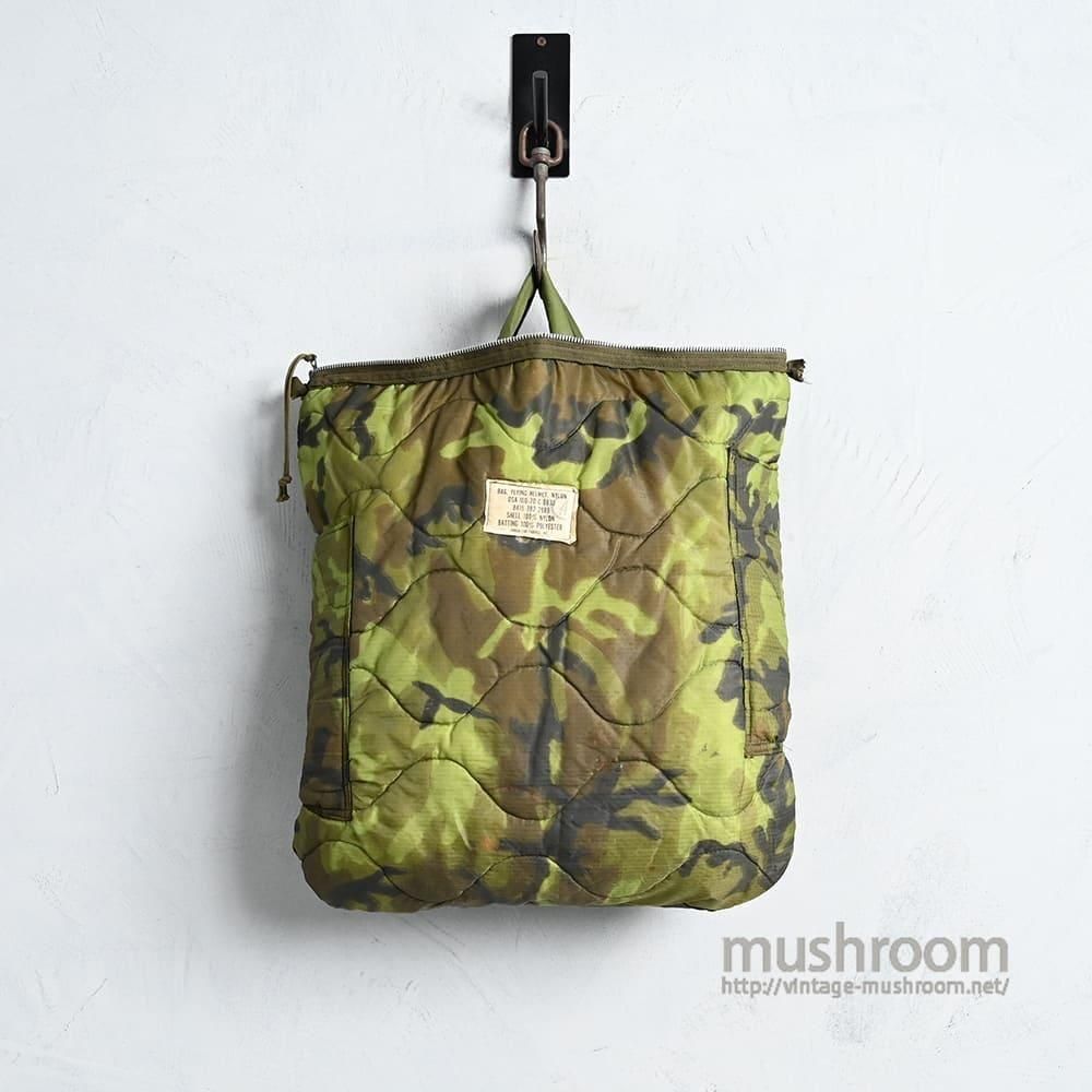 U.S.MILITARY HELMET BAG with CAMOUFLAGE LINIG'70/VERY GOOD CONDITION