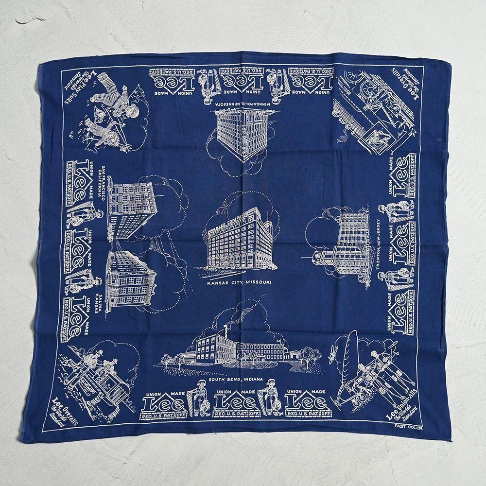 1930's～Lee ADVERTISING BANDANA バンダナ Lee ADVERTISING BANDANA（Around 1930'S/VERY GOOD CONDITION