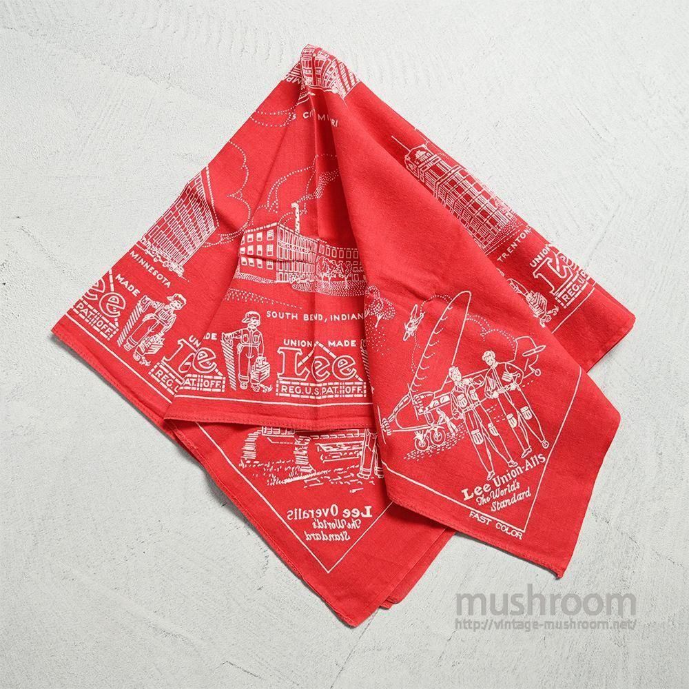 1930's～Lee ADVERTISING BANDANA バンダナ Lee ADVERTISING BANDANA（Around 1930'S/VERY GOOD CONDITION