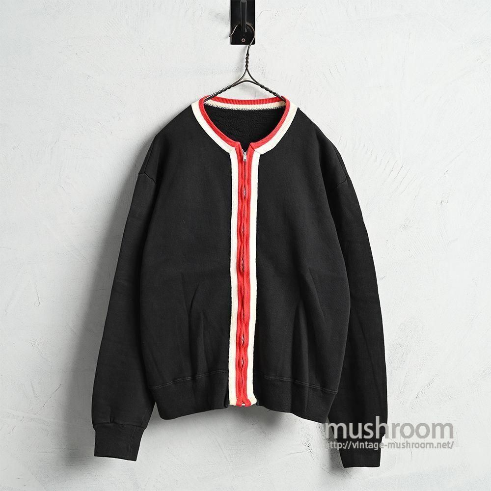 OLD BLACK BODY FULL-ZIP SWEAT CARDIGAN（1960'S/VERY GOOD