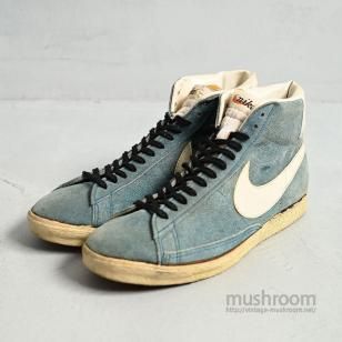 NIKE BLAZER SUEDE BASKETBALL SHOES(1970'S/GOOD CONDITION & GOOD FADE/US 13)