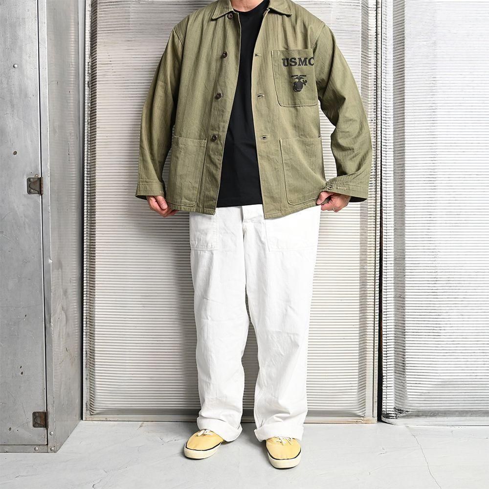 ミントコンディション！40s 米軍USMC P41 HBT ユーティリティjkt ミントコンディション！40s 米軍USMC P41 HBT ユーティリティjkt