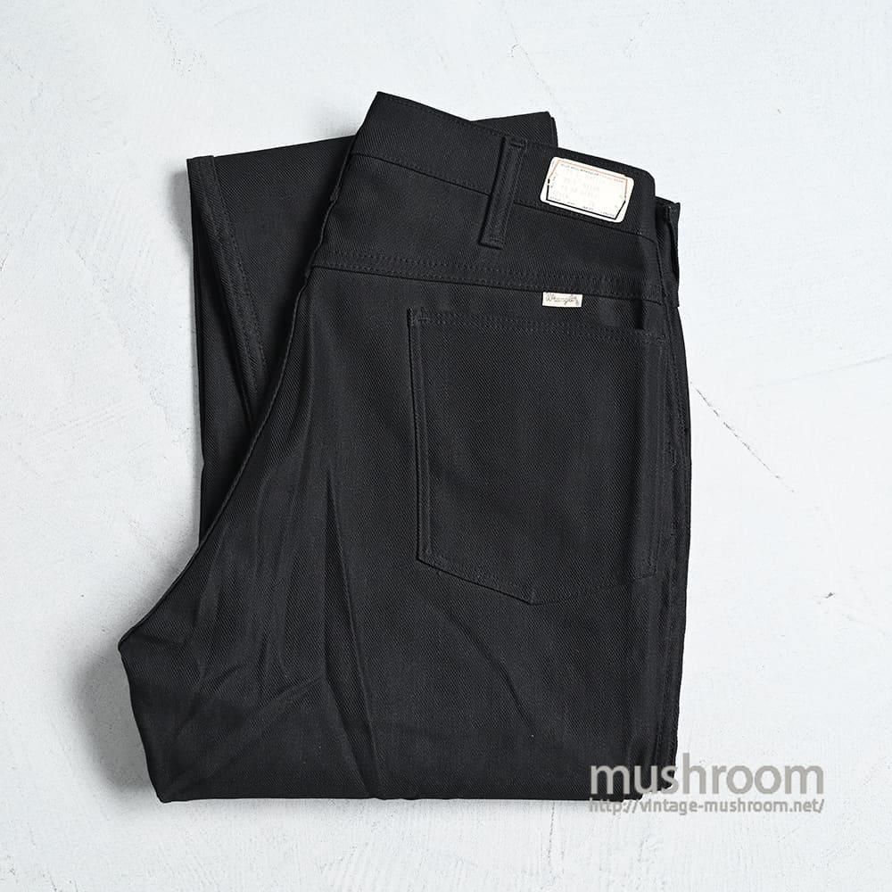 ヴィンテージTHERMO-KINGパンツ WRANGLER BLACK KATSURAGI TAPERED PANTS（DEADSTOCK/W34L33