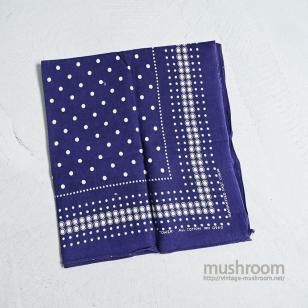 TOWER POLKA DOT BANDANAAround 1950'S/VERY GOOD CONDITION