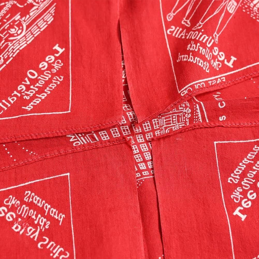Lee ADVERTISING BANDANA（Around 1930'S/MINT CONDITION/RED