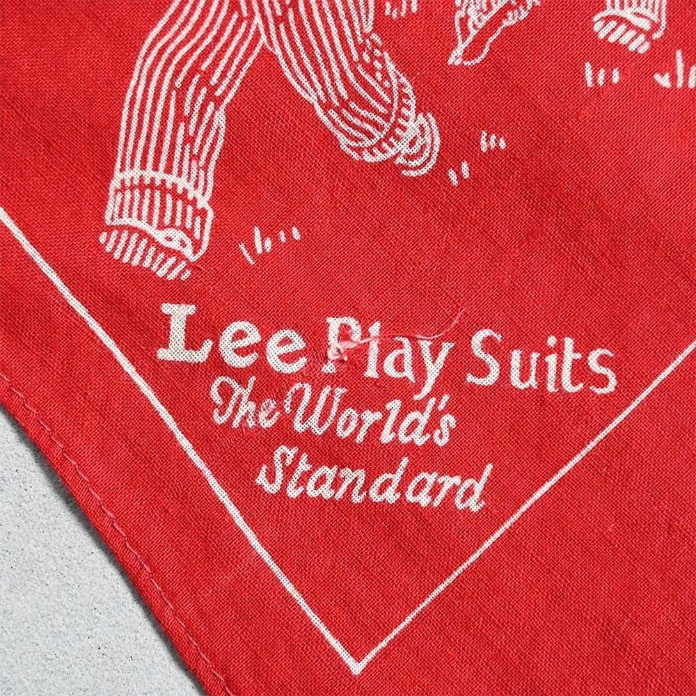1930's～Lee ADVERTISING BANDANA バンダナ Lee ADVERTISING BANDANA（Around 1930'S/VERY GOOD CONDITION