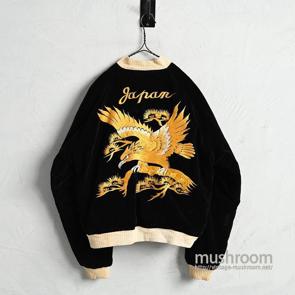 JAPAN SOUVENIR JACKET with GOLD EMBROIDERY（1950'S/GOOD CONDITION