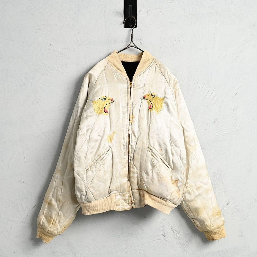 JAPAN SOUVENIR JACKET with GOLD EMBROIDERY（1950'S/GOOD CONDITION