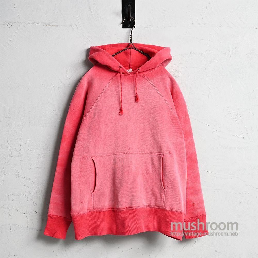 BRENT TWO-TONE W/F SWEAT HOODY Around 1950'S/AMAZING SUNFADE