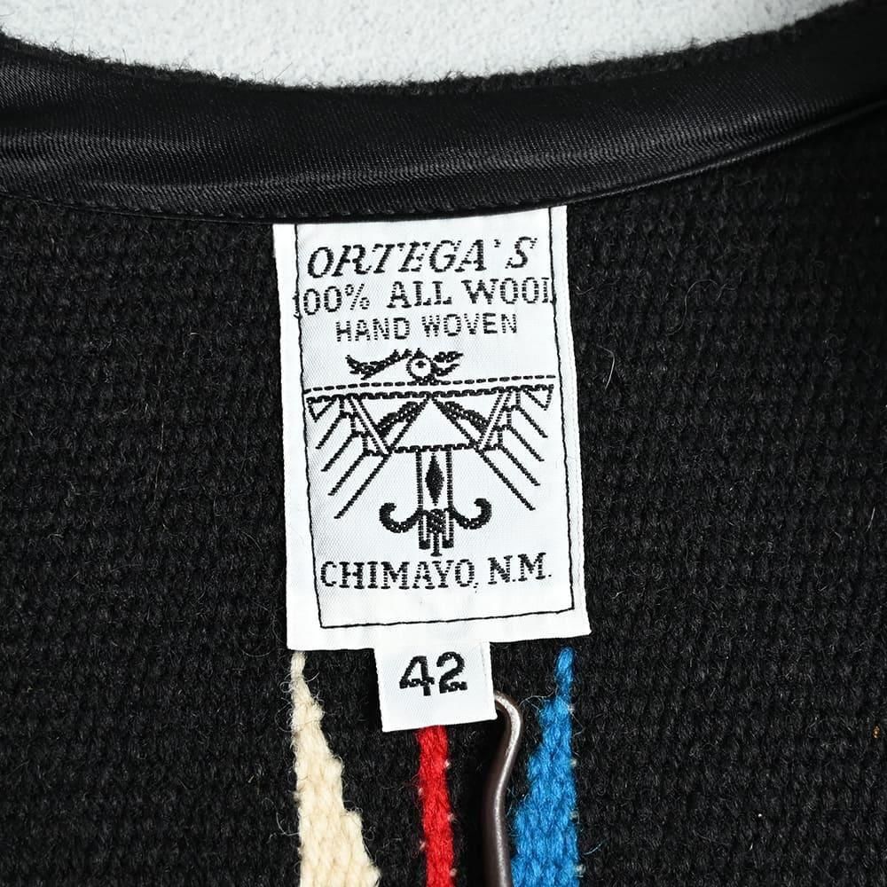 ORTEGA'S 黒ベース チマヨ ベスト 42サイズ　状態良好 中古・古着通販】ORTEGA'S (オルテガ) チマヨベスト ブラック