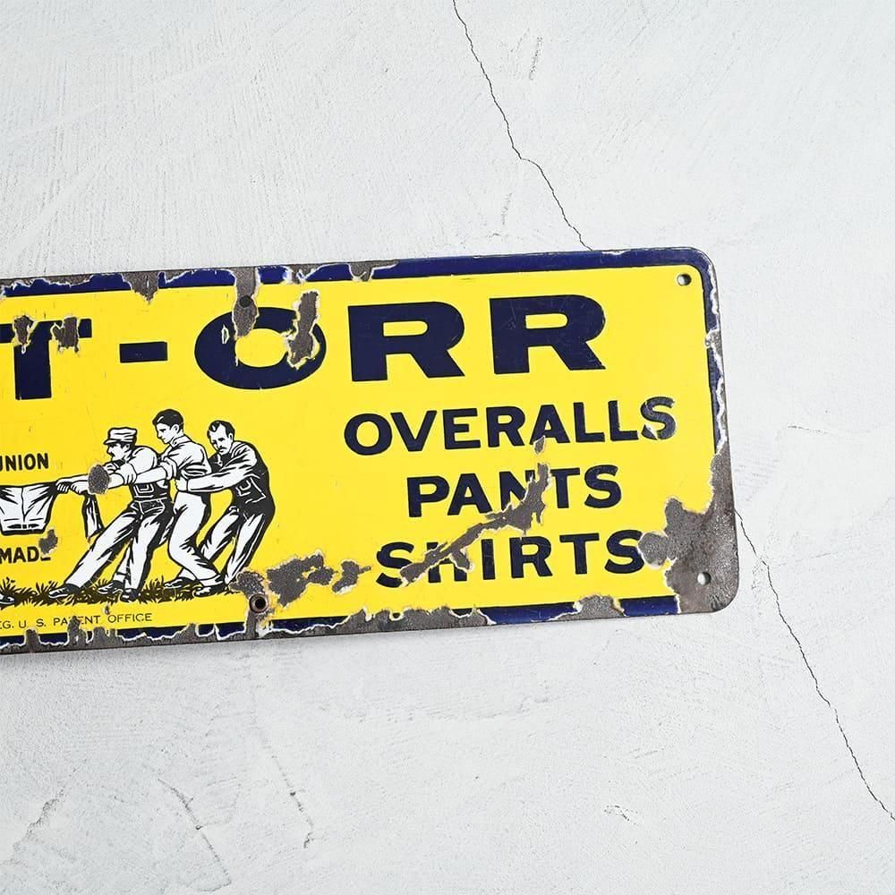 Sweet-Orr 紙マッチ 1940年代？1950年代？ ビンテージ 1940'S SWEET-ORR ADVERTISING CARDBOARD SIGN - ROCK-A-HULA Vintage