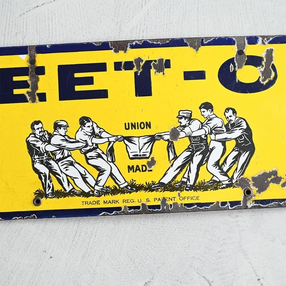 SWEET-ORR ADVERTISING METAL SIGN（Around 1940'S） - 古着屋