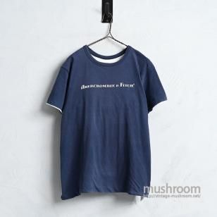 ABERCROMBIE & FITCH REVERSIBLE T-SHIRT by CHAMPION1980'S/GOOD CONDITION/LARGE