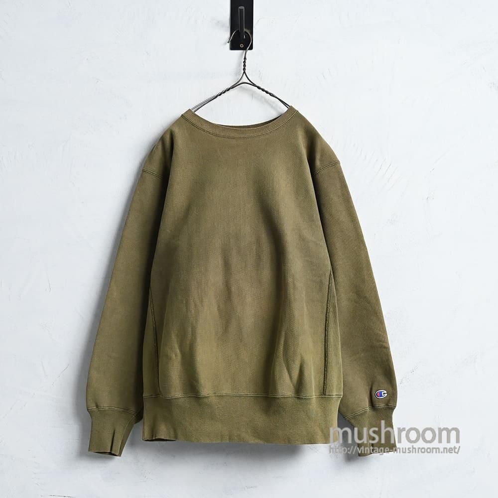 レアカラー 90年代Champion REVERSE WEAVE レアカラー 90s Champion REVERSE WEAVE 無地 M チャコールグレー