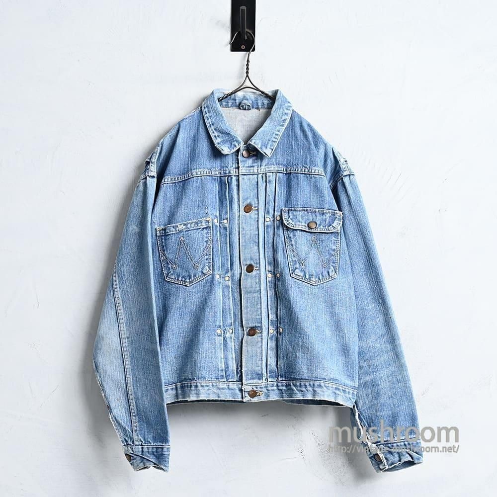 WRANGLER 111MJ DENIM JACKET（1950'S/GOOD INDIGO/BIG SIZE） - 古着