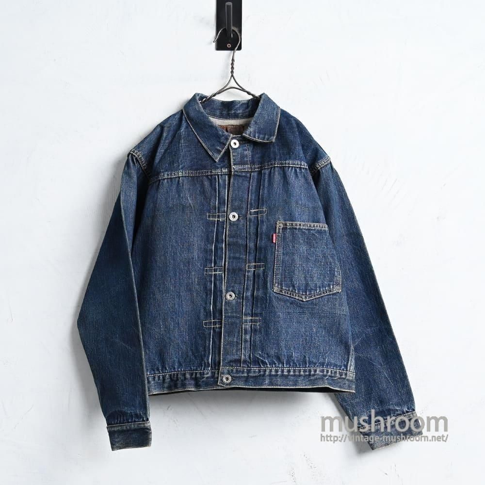 WW2 LEVI'S S506XX DENIM JACKET with LEATHER PATCH（DARK COLOR/GOOD