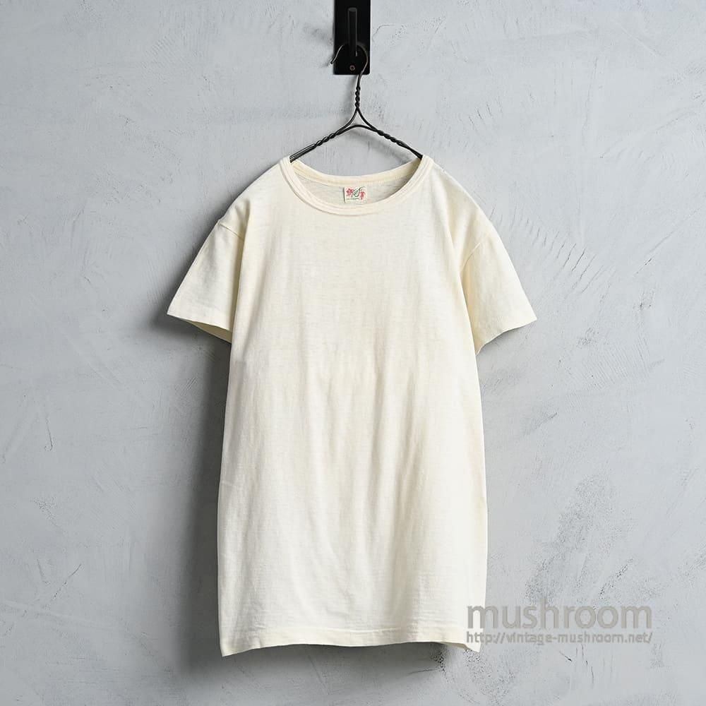 Turf WHITE PLAIN T-SHIRT with WARNER BROS LABEL1940'S/GOOD CONDITION