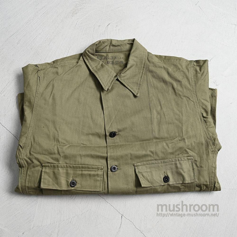 WW2 U.S.NAVY HBT UTILITY JACKET with DOWN POCKET（DEADSTOCK