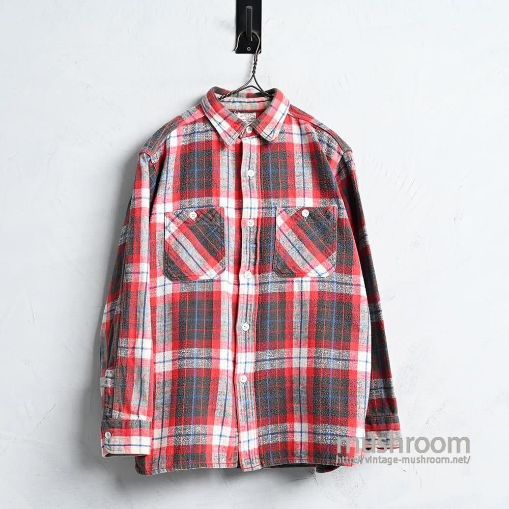 WINTER KING PLAID FLANNEL SHIRT1950'S/GOOD CONDITION