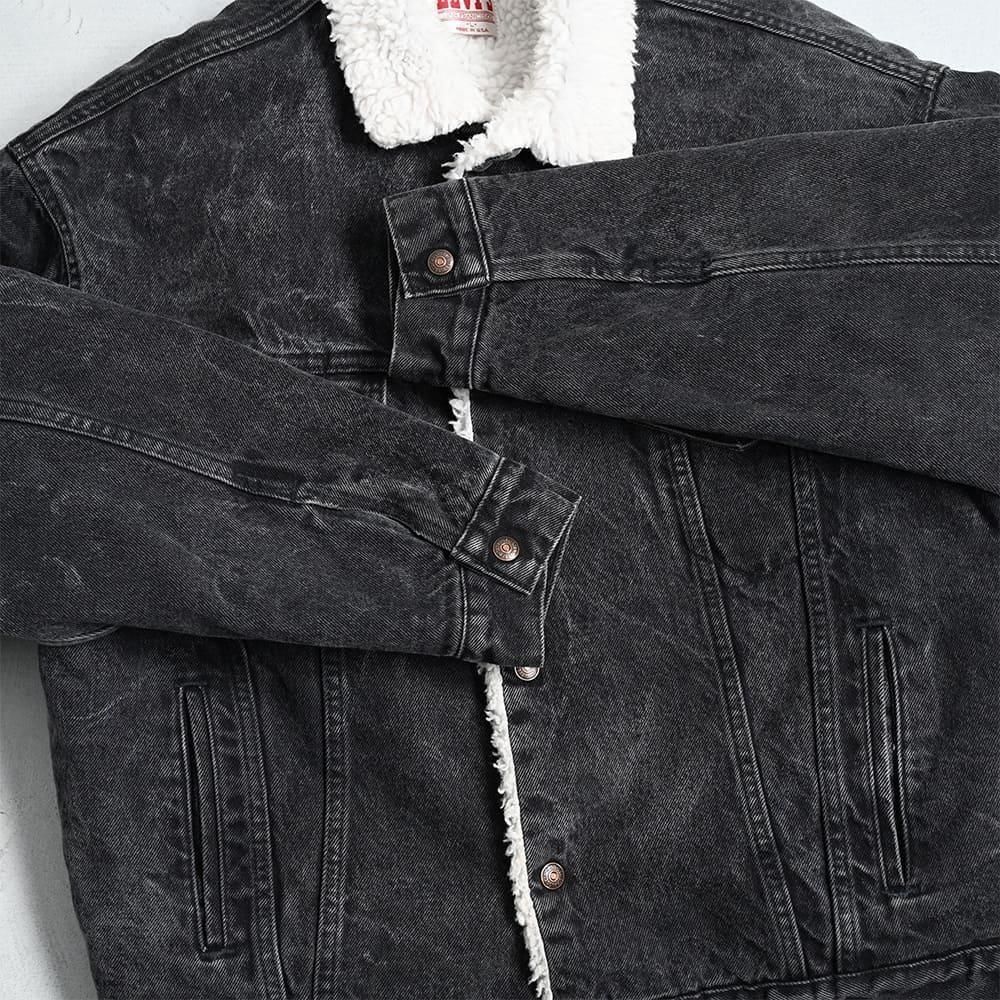 LEVI'S 70609-0270 BLACK DENIM BOA JACKET（1980'S/GOOD CONDITION