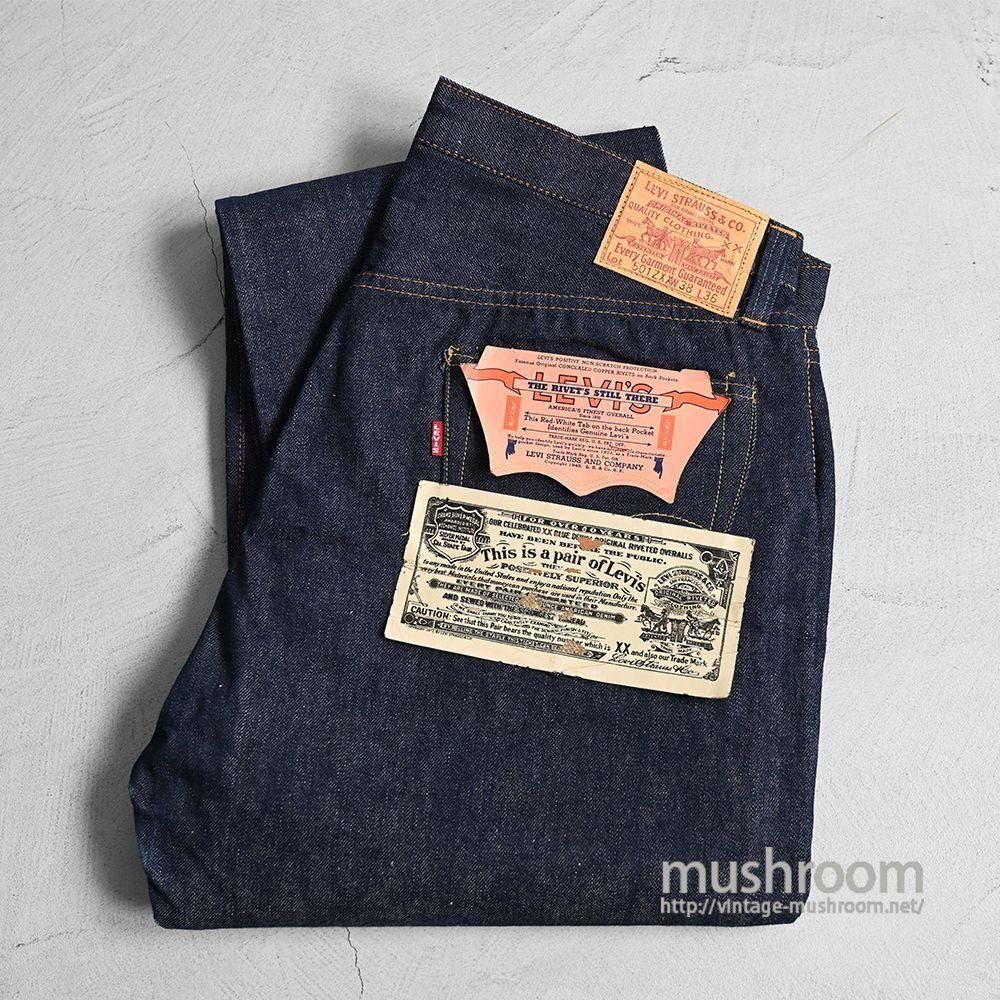 LEVI'S 501ZXX JEANS with LEATHER PATCH（W38L36/DEADSTOCK） - 古着