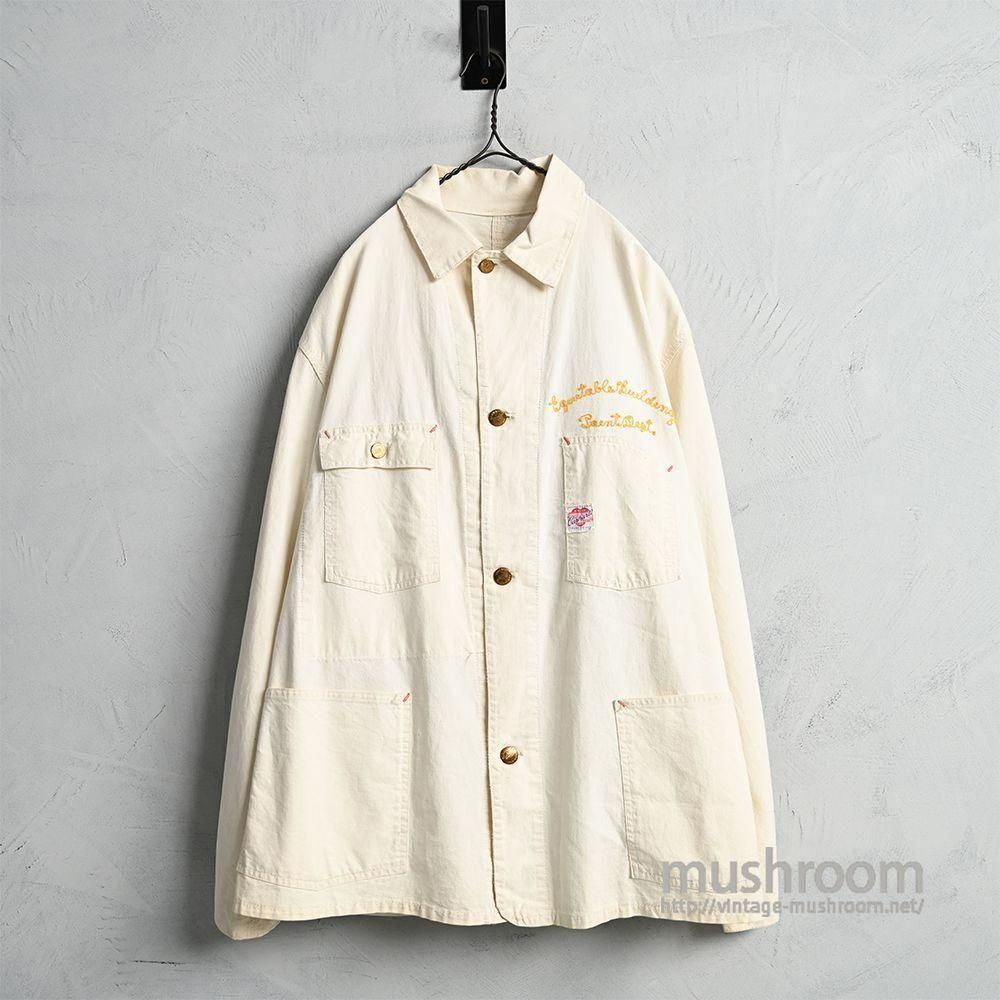 CARHARTT COTTON CHORE JACKET with EMBROIDERY1940'S/GOOD CONDITION