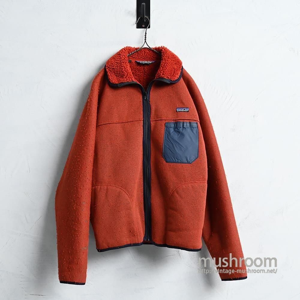 PATAGONIA FULL-ZIP PILE JACKET1980'S/GOOD CONDITION/LARGE