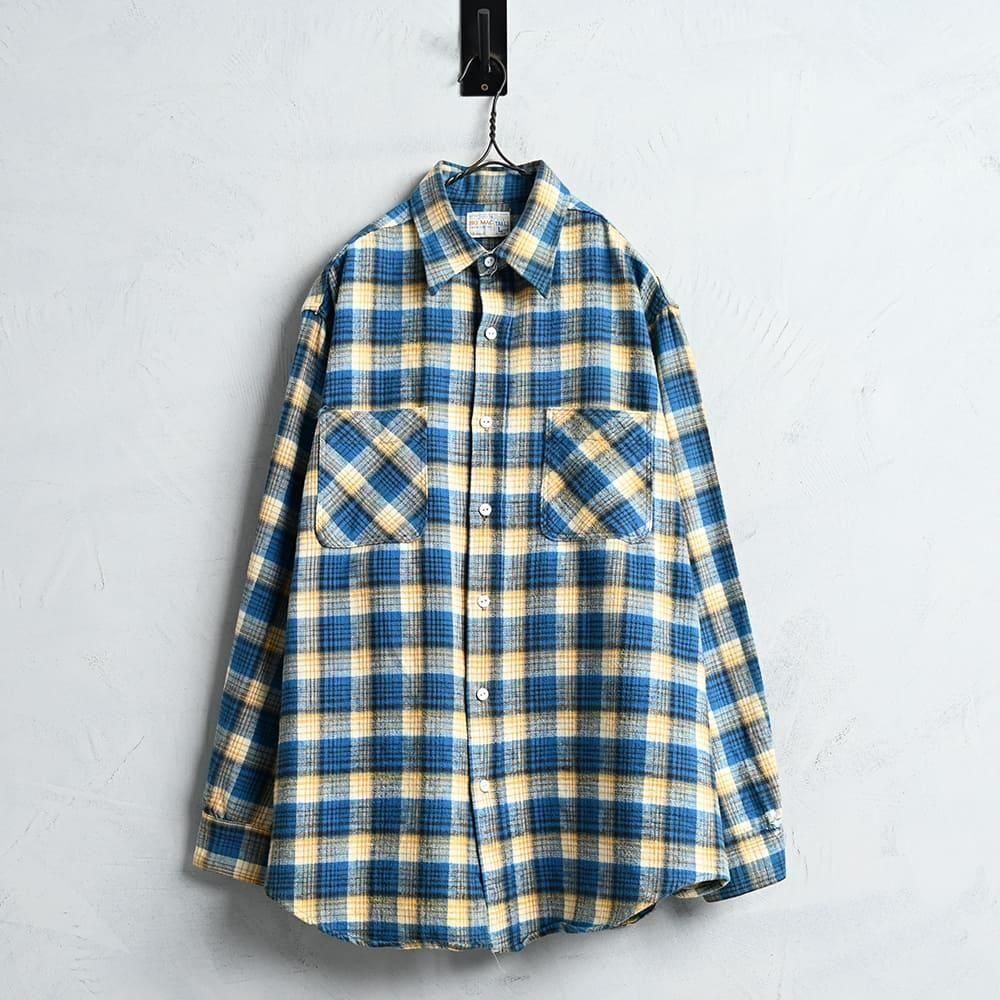 BIG MAC L/S FLANNEL SHIRT1970'S/GOOD CONDITION/LARGE