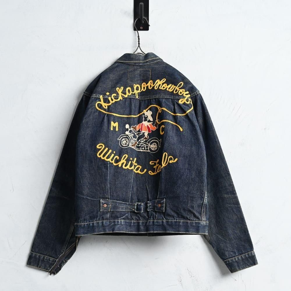 LEVI'S 506XX DENIM JACKET with EMBROIDERYMotorcycle Club
