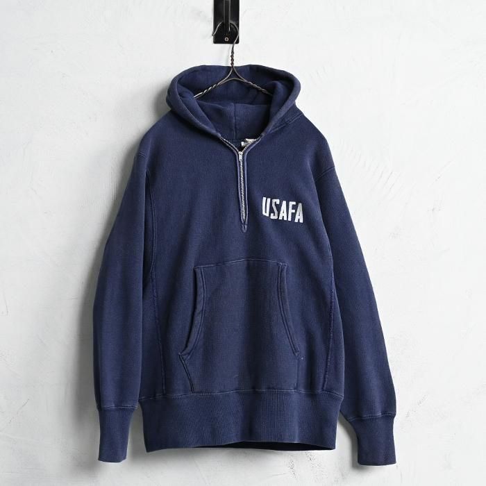 CHAMPION USAFA H/Z REVERSE WEAVE HOODY1970'S/GOOD CONDITION/SMALL