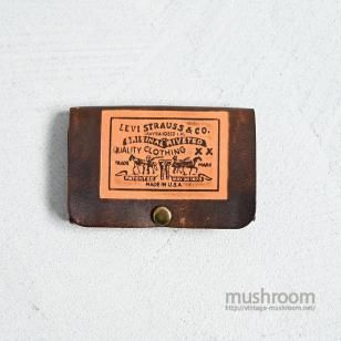 LEVI'S ADVERTISING LEATHER KEY CASEAround 1970'S/ALMOST DEADSTOCK