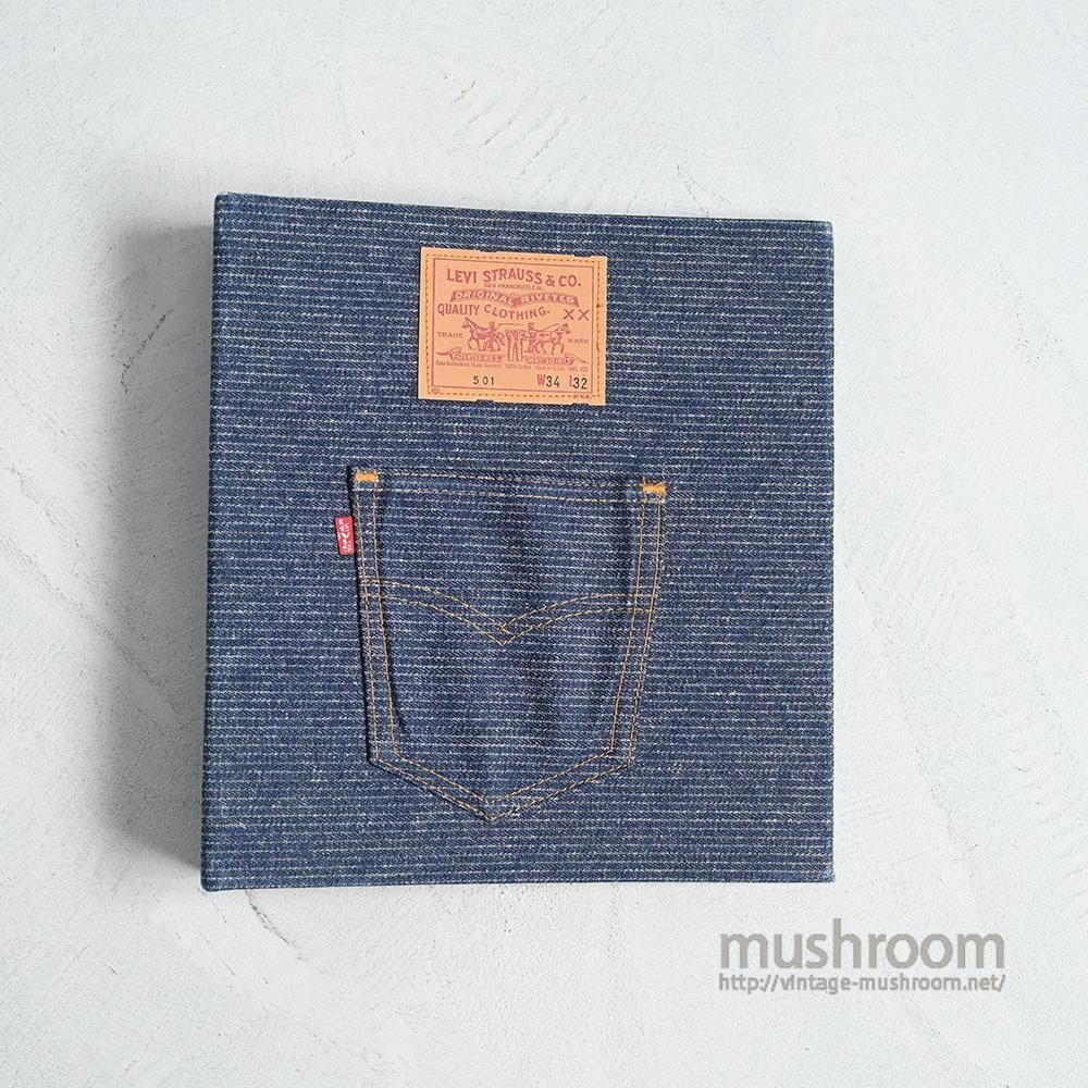 LEVI'S ADVERTISING STRIPED DENIM BINDER1980'S/ALMOST DEADSTOCK