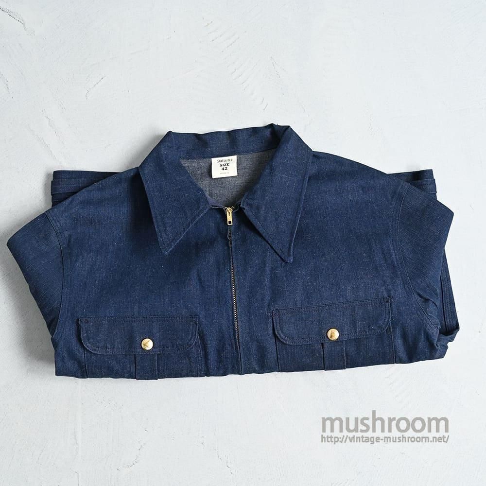 HOUSE 121 2-POCKET DENIM WORK JACKET1940'S/DEADSTOCK/SZ 42